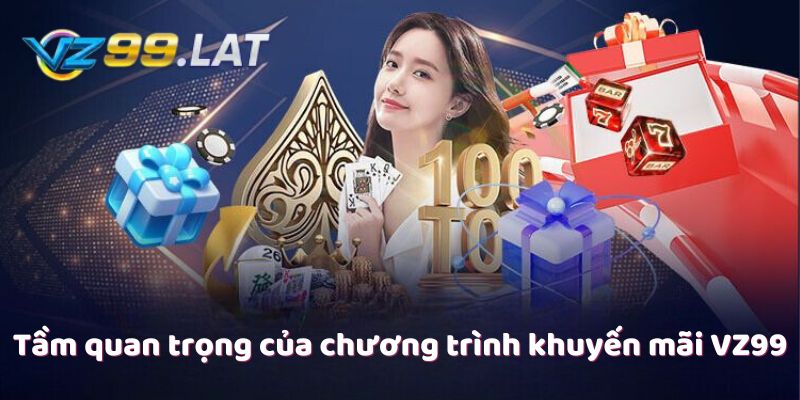 Tầm quan trọng của chương trình khuyến mãi VZ99 Tầm quan trọng của chương trình khuyến mãi VZ99
